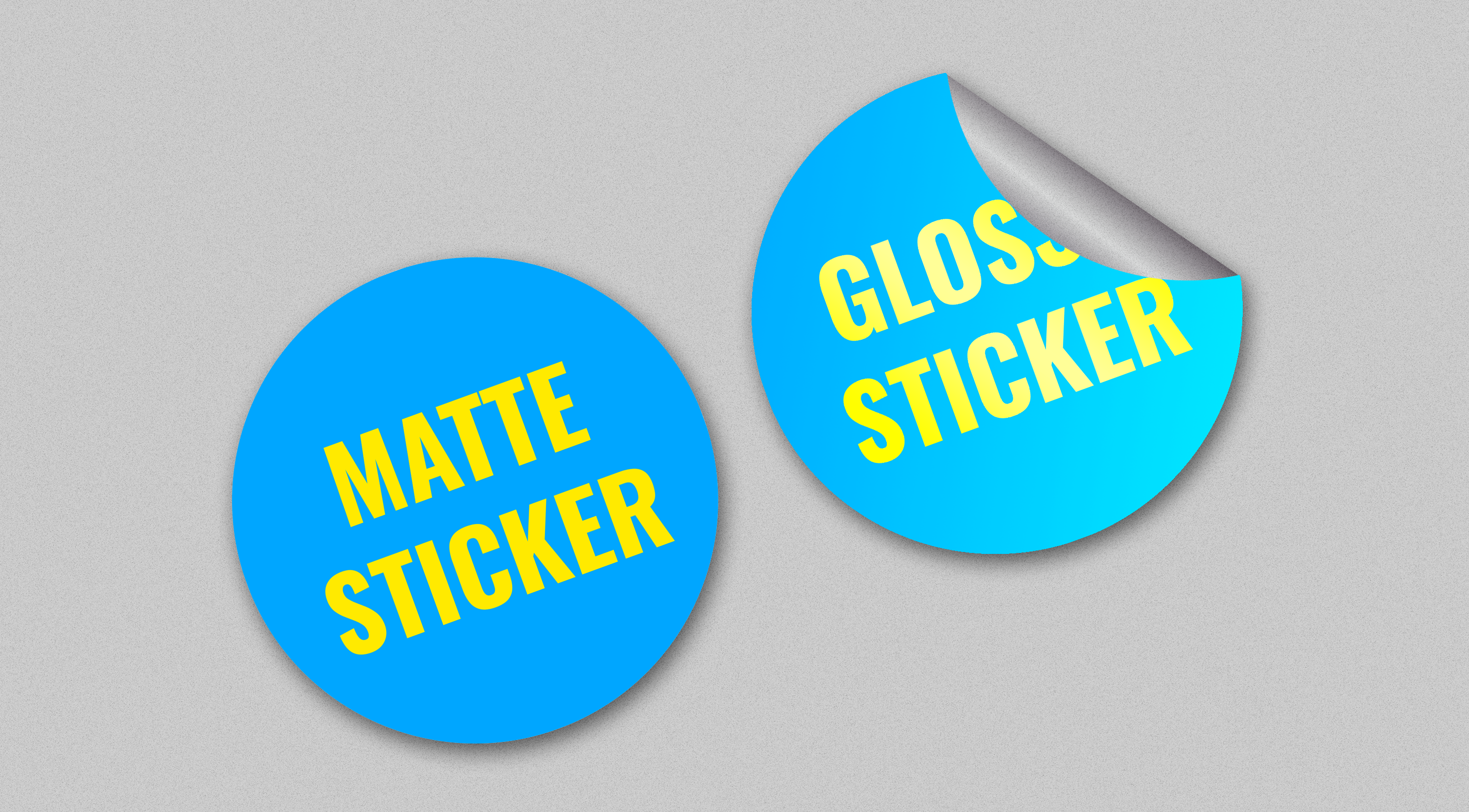 Custom Matte and Glossy Sticker