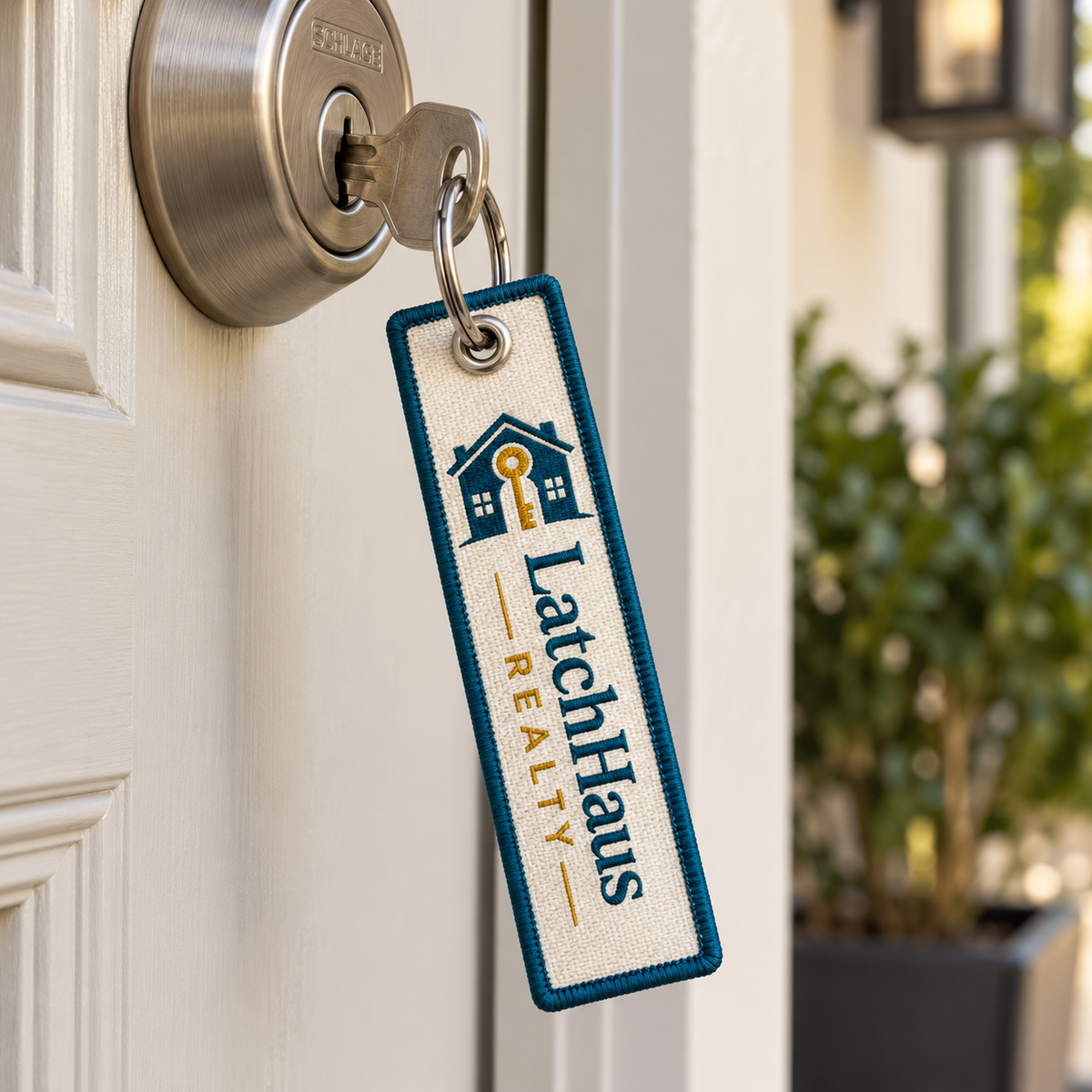 Custom Embroidered Woven Jet Tags