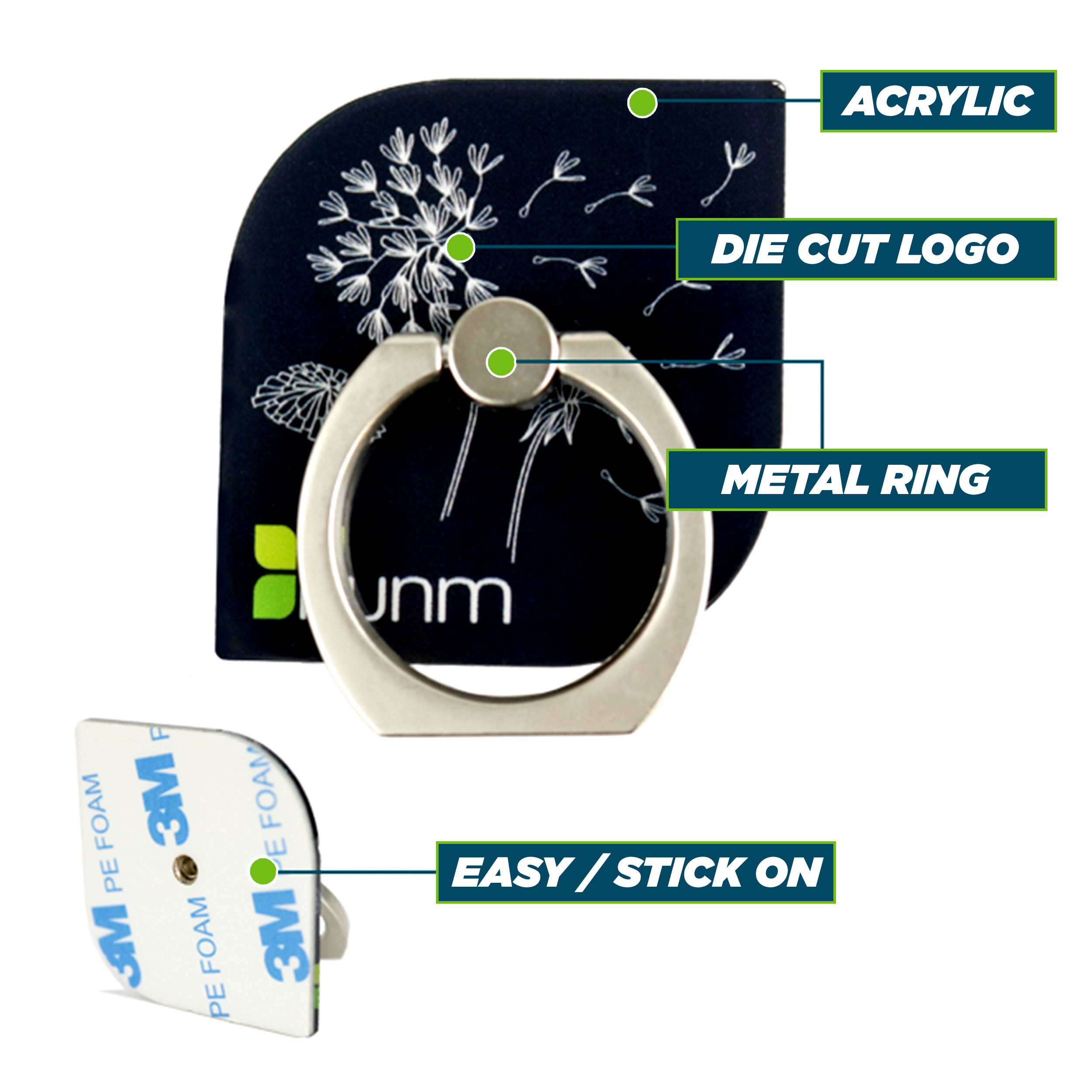 Custom Phone Ring Stand