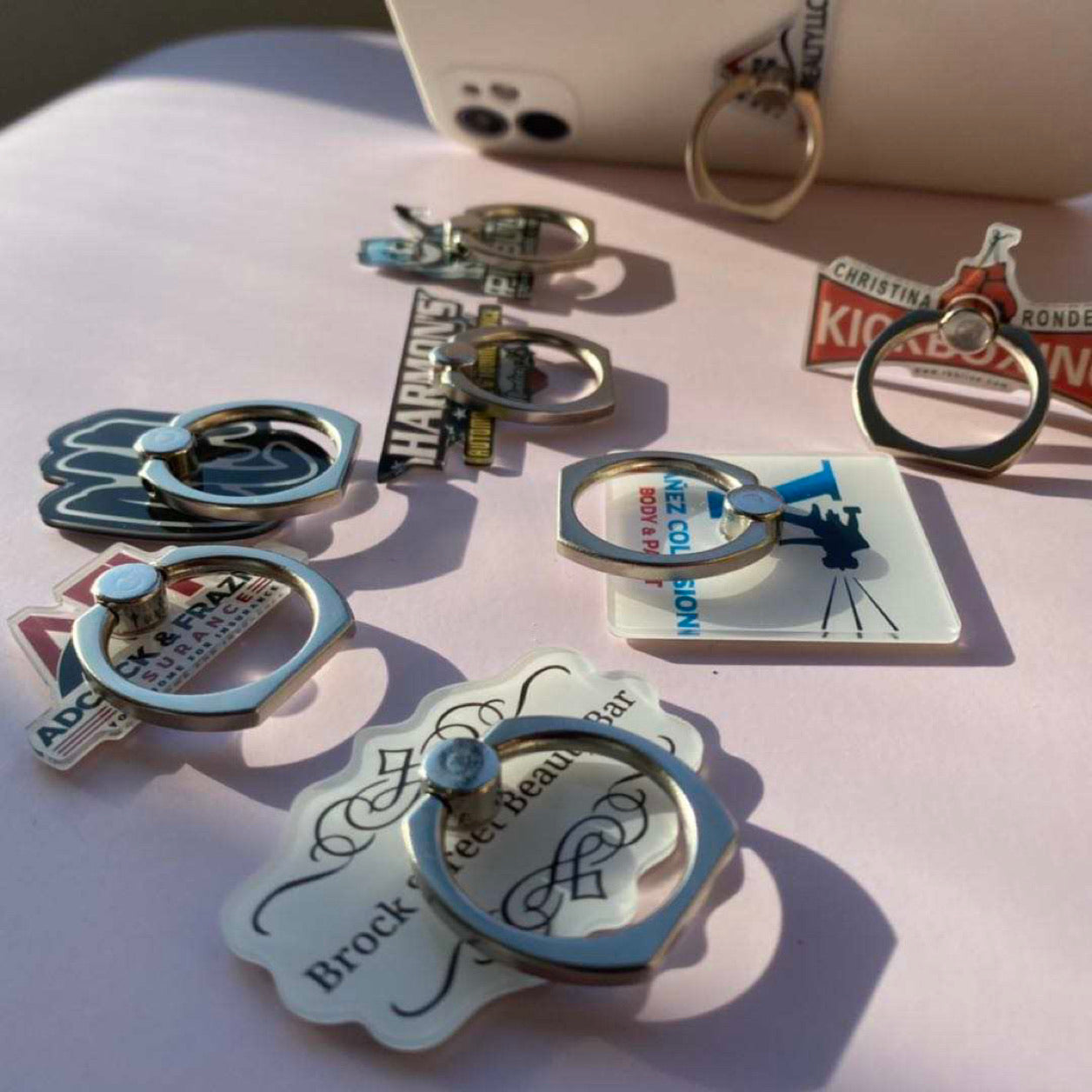 Custom Phone Ring Stand