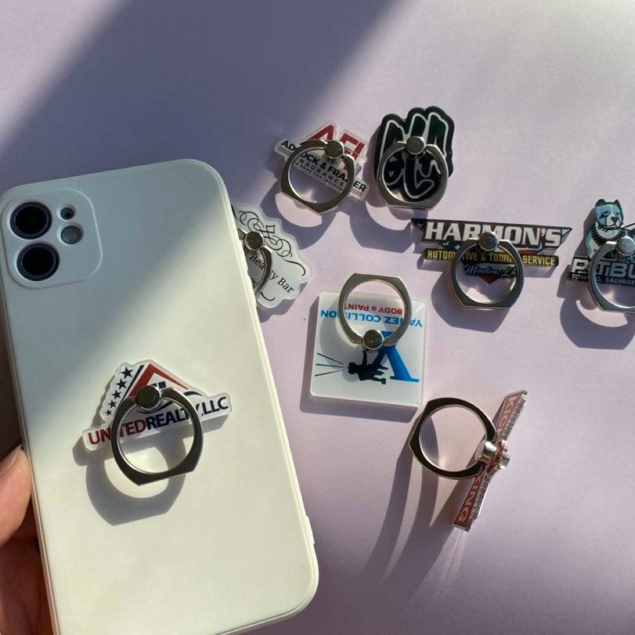 Custom Phone Ring Stand