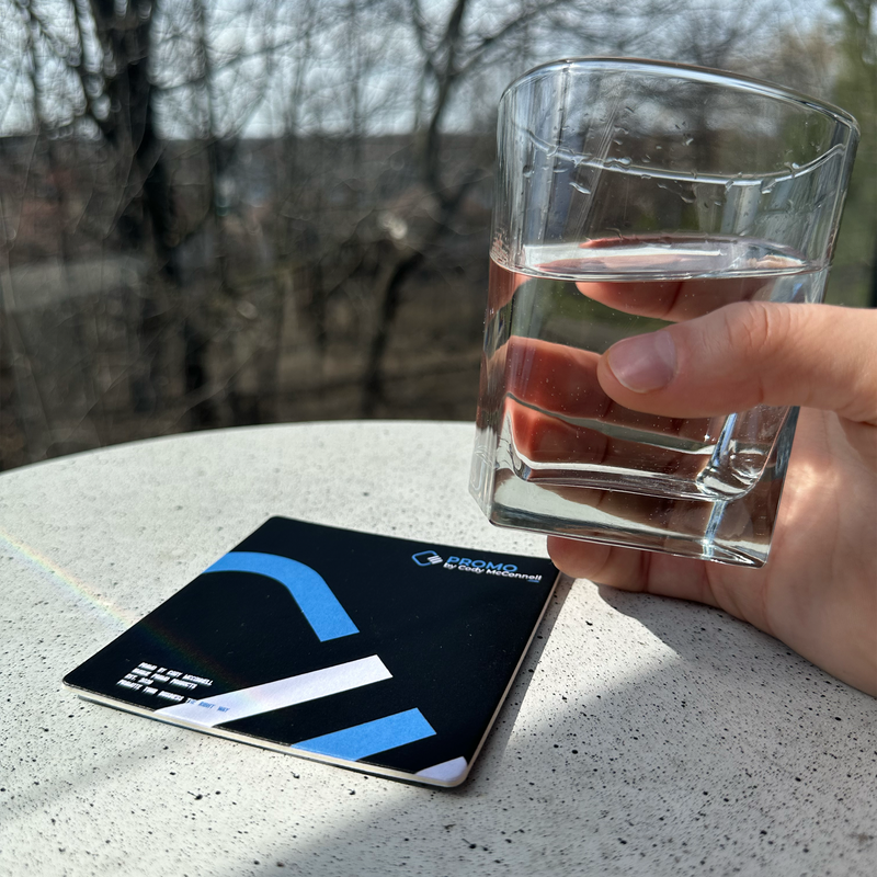 Custom Drink Coasters - YOUR LOGO | Promo By Cody McConnell