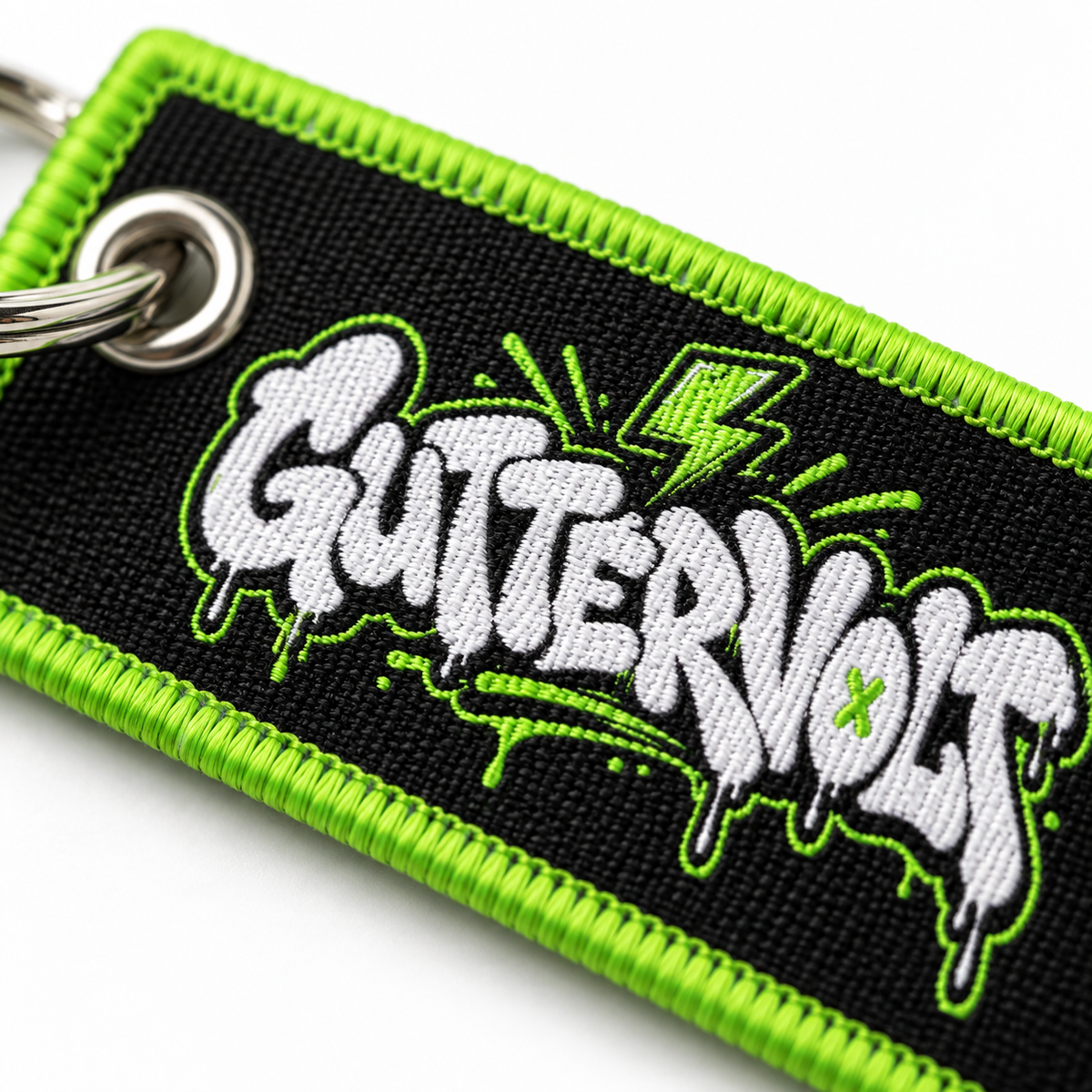 Custom Embroidered Woven Jet Tags