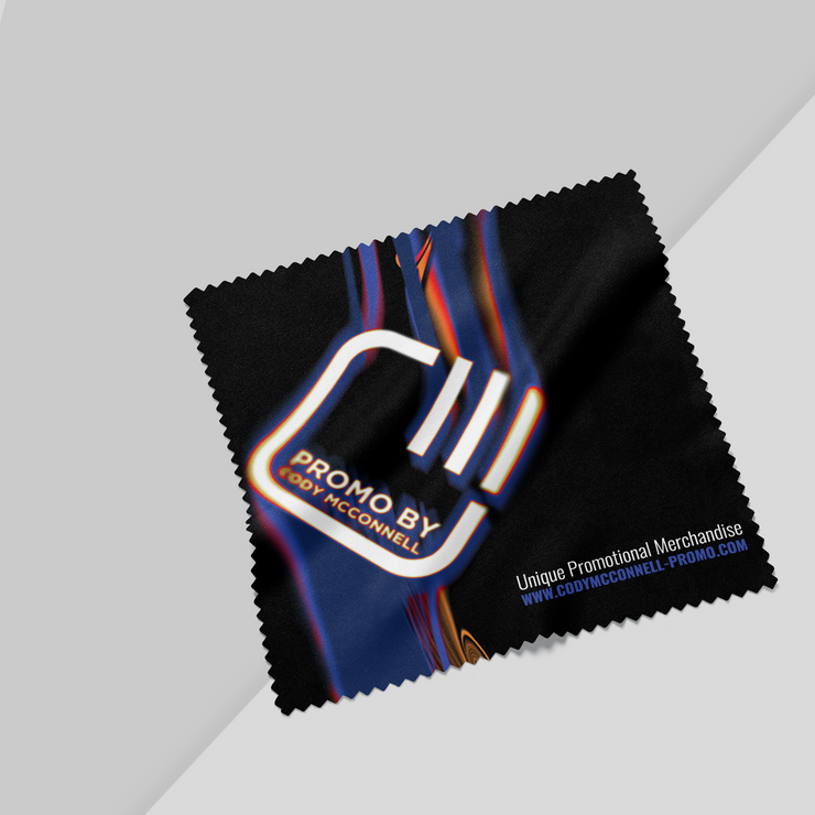 Custom Microfiber Cleaning Cloth w/ Your logo | Promo by Cody McConnell