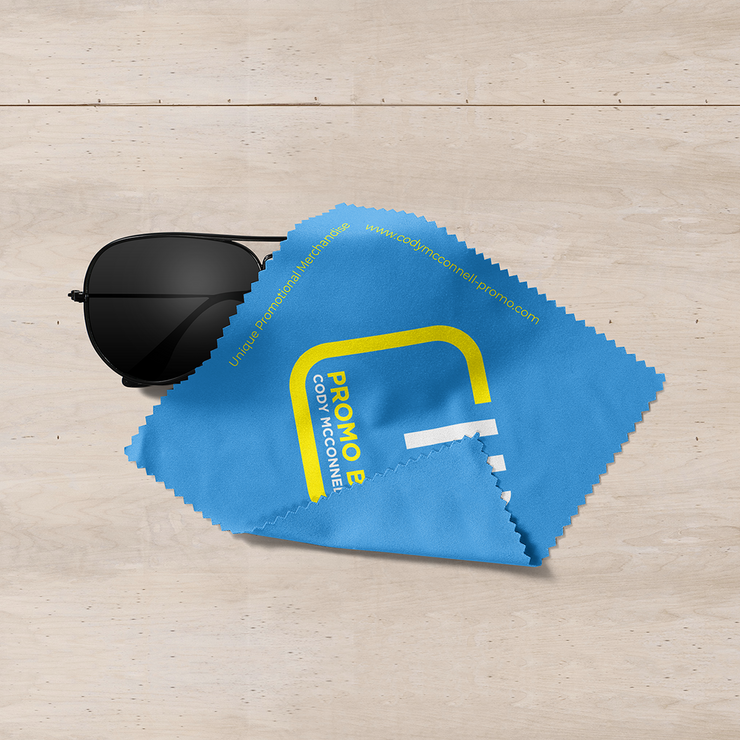 Custom Microfiber Cleaning Cloth w/ Your logo | Promo by Cody McConnell