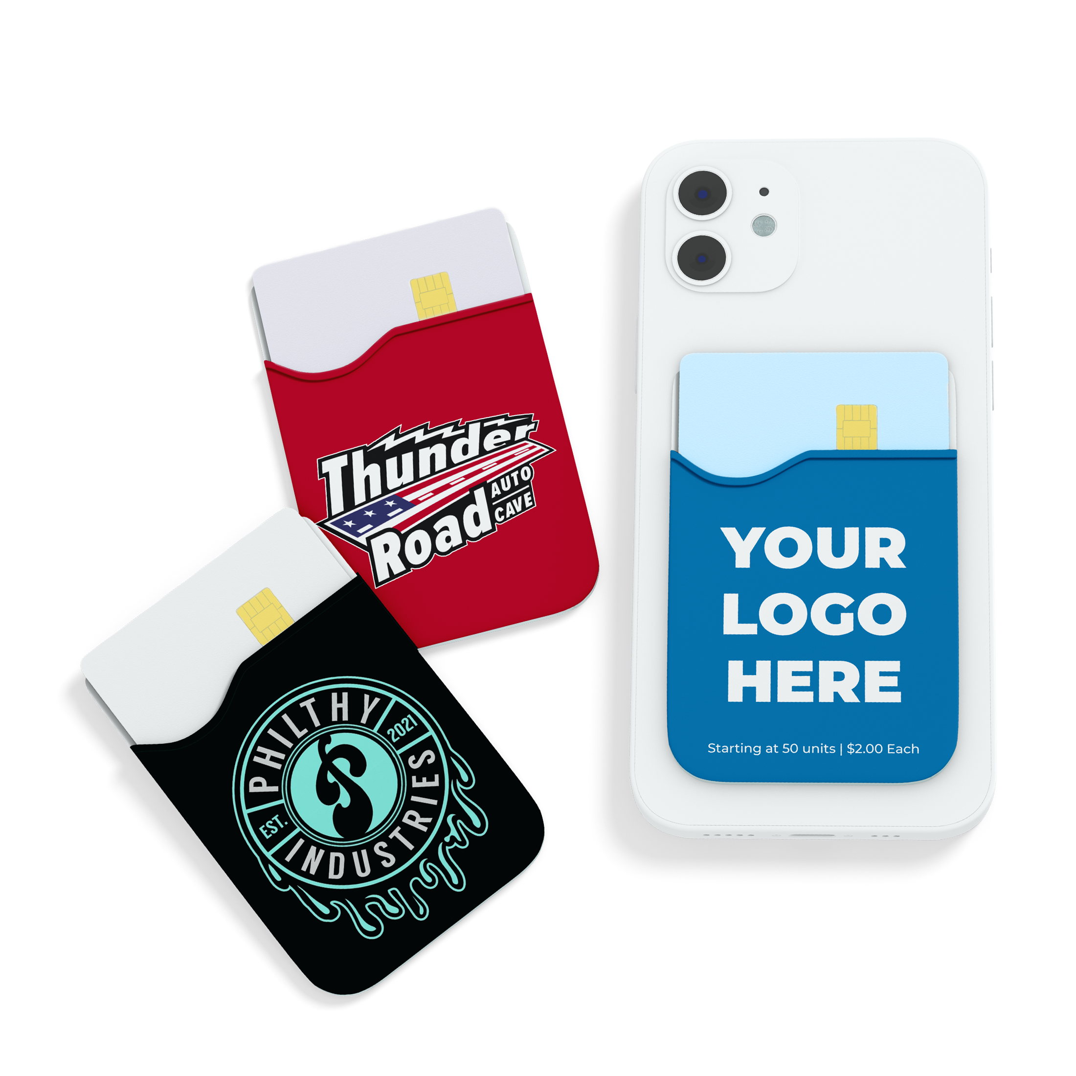 Custom Silicone Phone Wallet