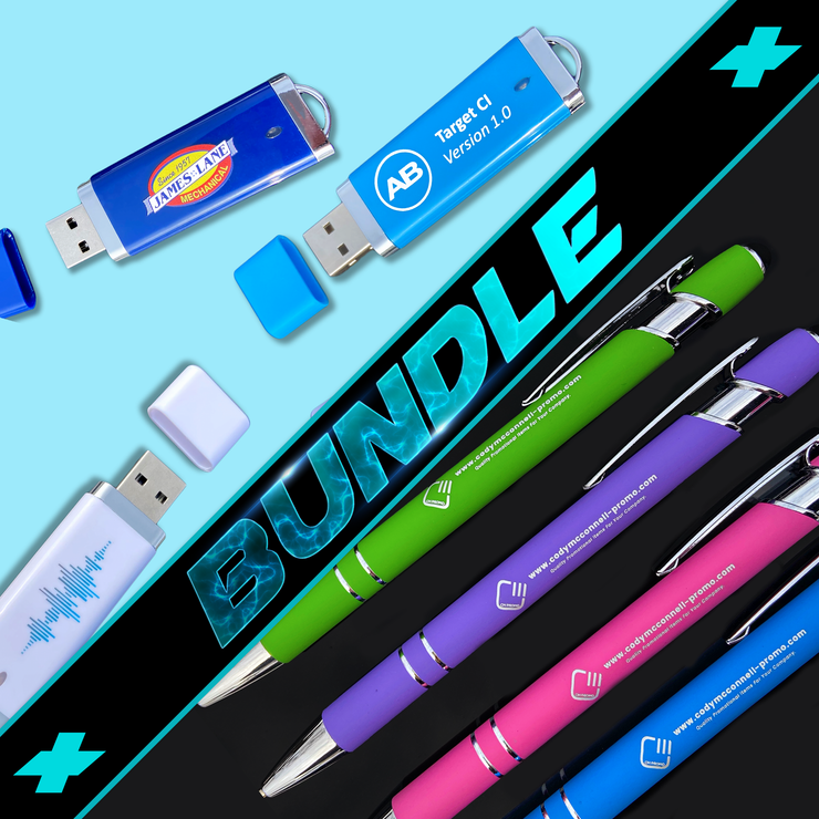 BUNDLE: Custom Pens & Custom USB Sticks