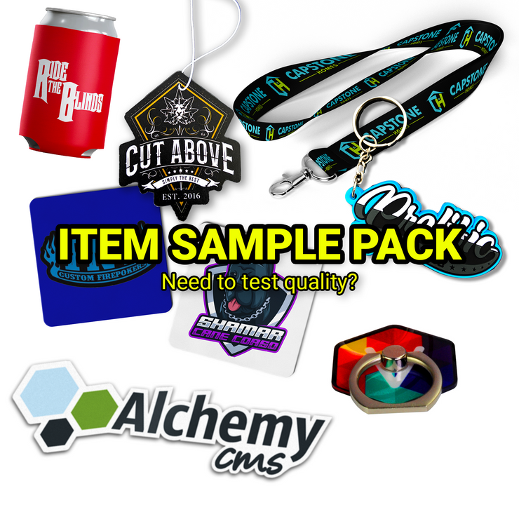Item Sample Pack (Un-Branded)